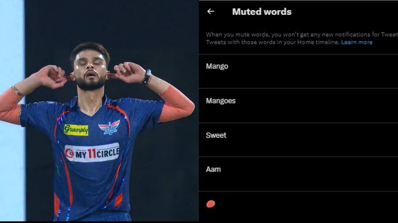 Lucknow Super Giants have muted some words after fans troll Naveen-ul-Haq (Image: Twitter)