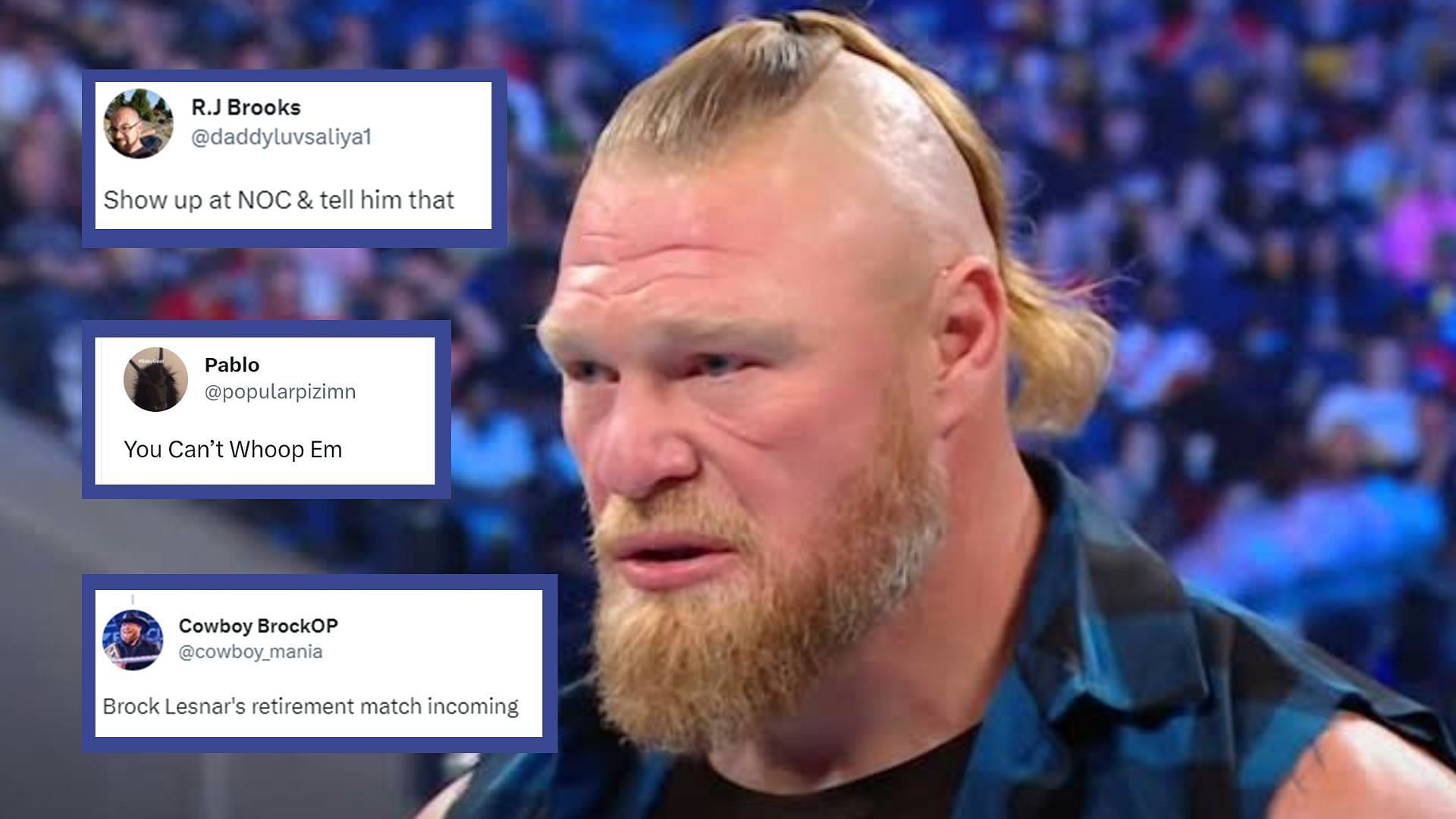 "Brock Lesnar's Retirement Match Incoming" - Twitter Explodes After WWE ...