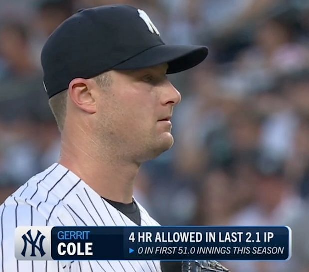 New York Yankees Fans Agitated As Gerrit Cole Gives Up Four Home Runs ...