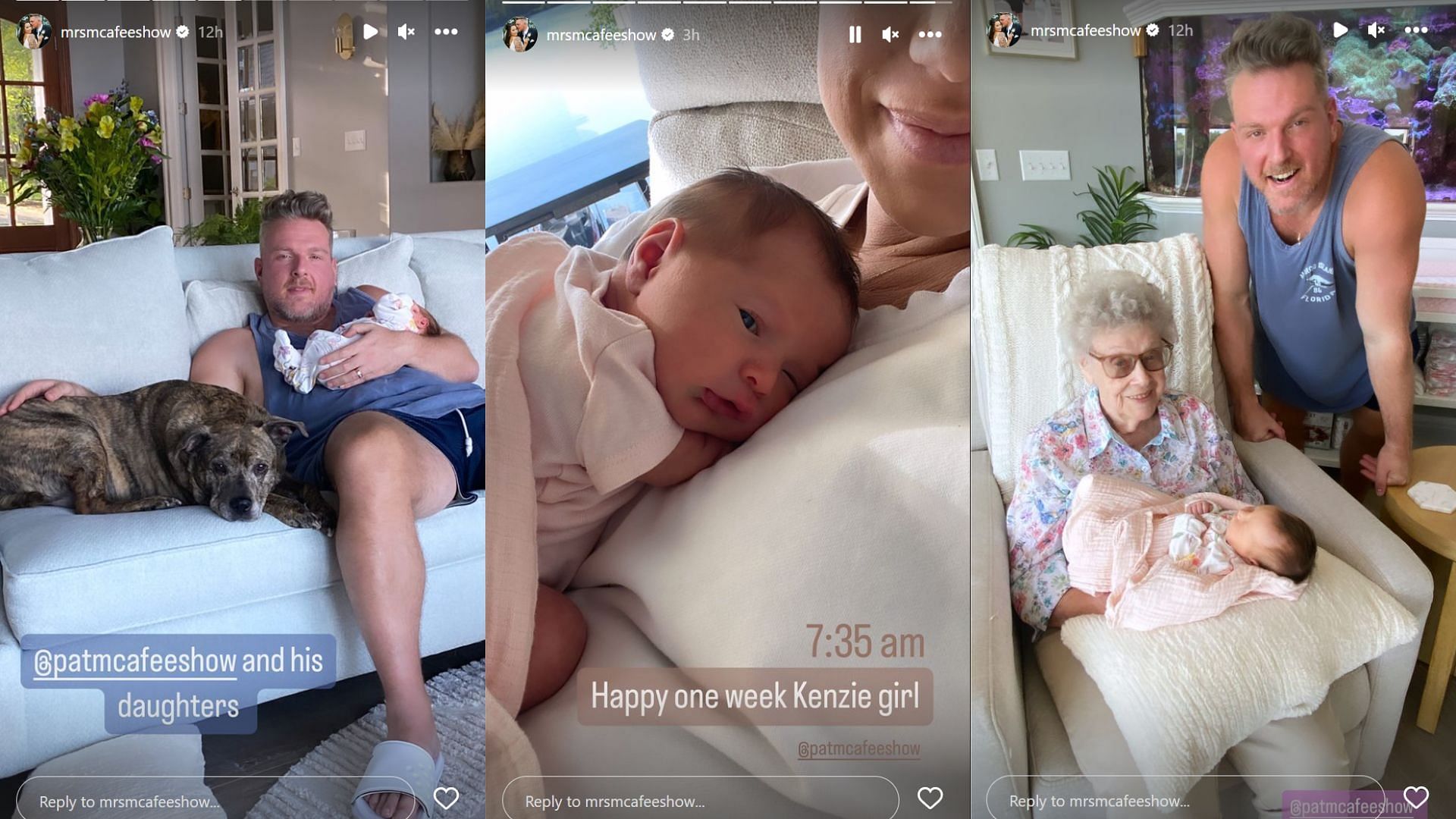 In Photos: Pat McAfee and wife Samantha celebrate baby Kenzie's one