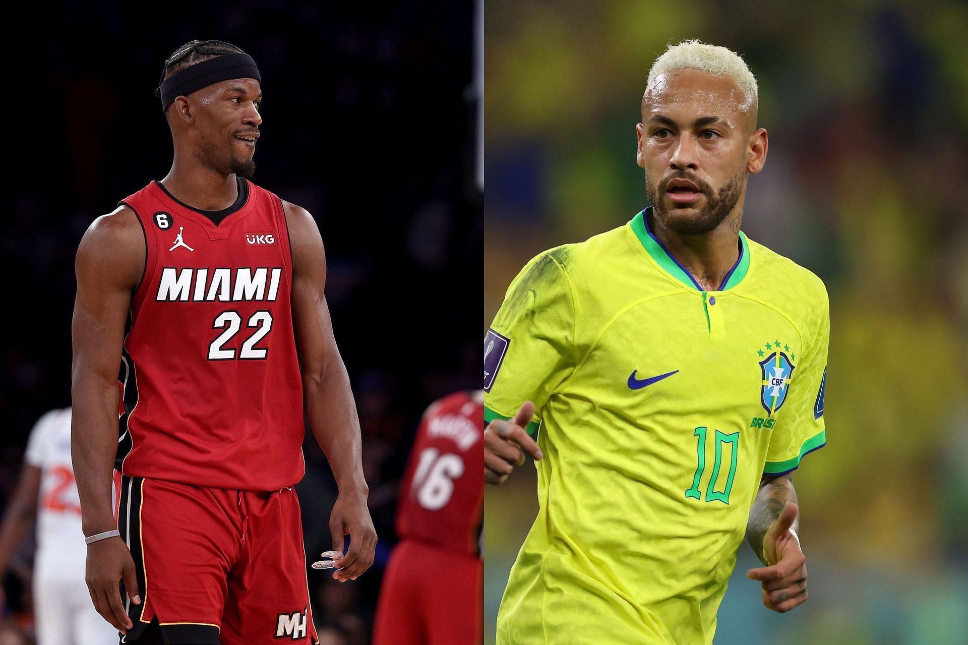 Neymar Jr. congratulates Jimmy Butler on winning NBA Eastern Conference