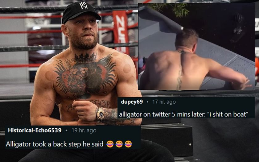 Fans in splits after old clip of Conor McGregor squaring off with an ...