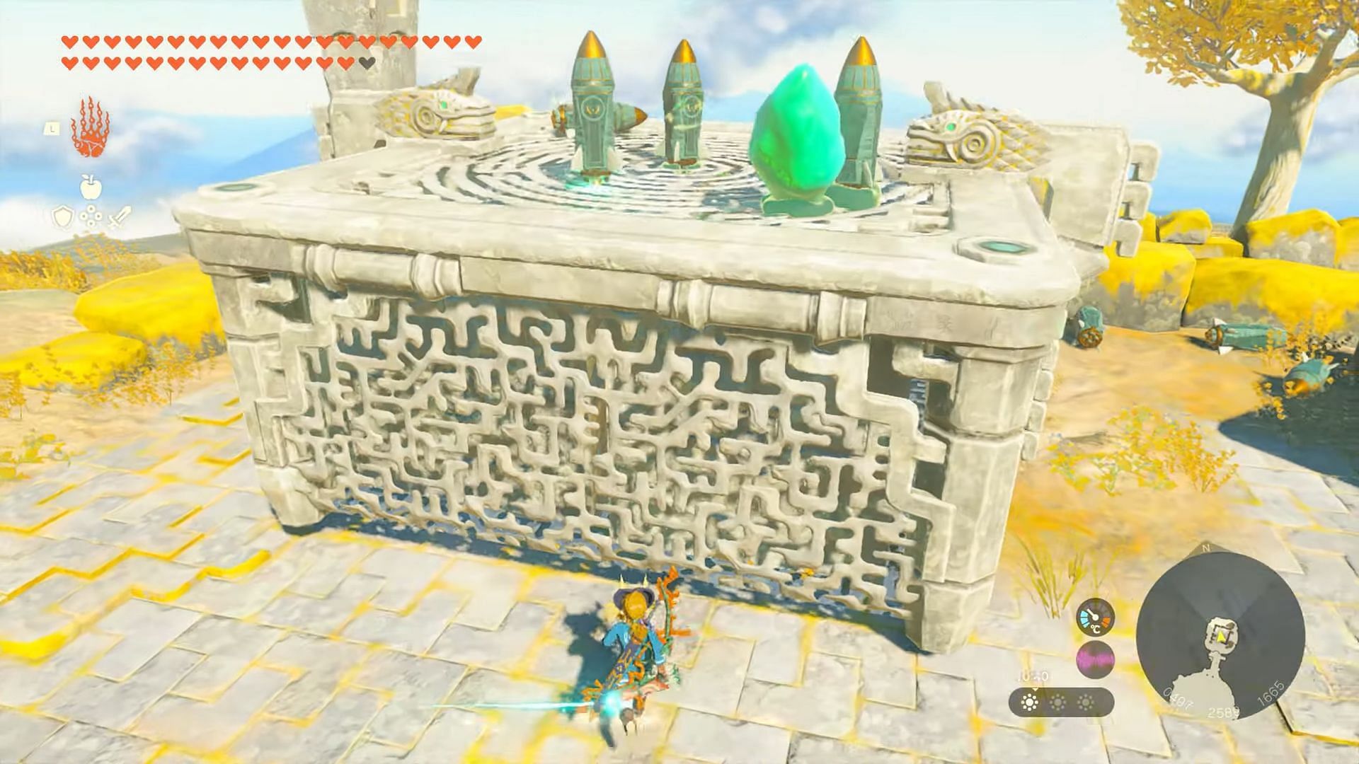 Xây dựng bệ phóng trong Tears of The Kingdom (Hình ảnh qua Nintendo)