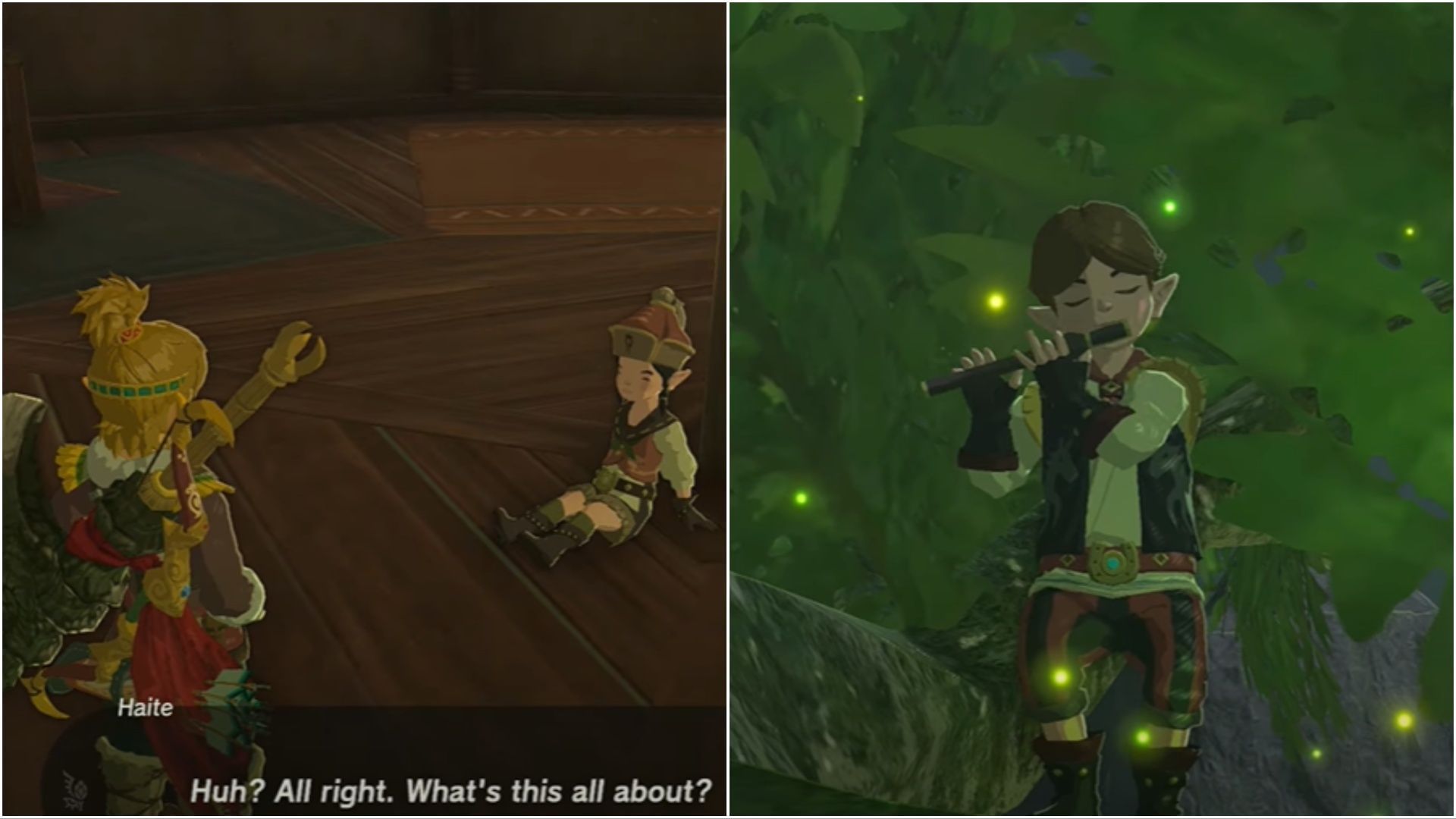 How to find the sound of the Flute in The Legend of Zelda Tears of the