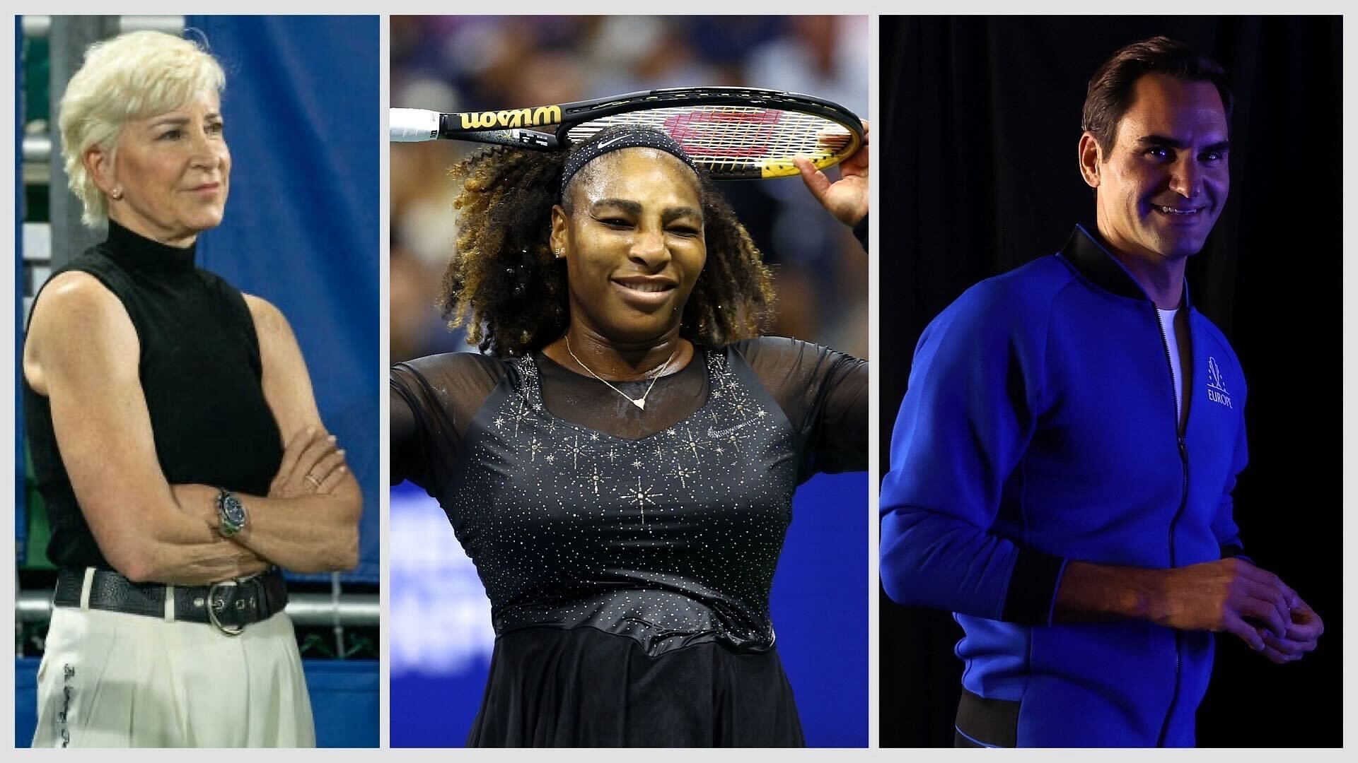 Chris Evert admits she's missing Roger Federer and Serena Williams