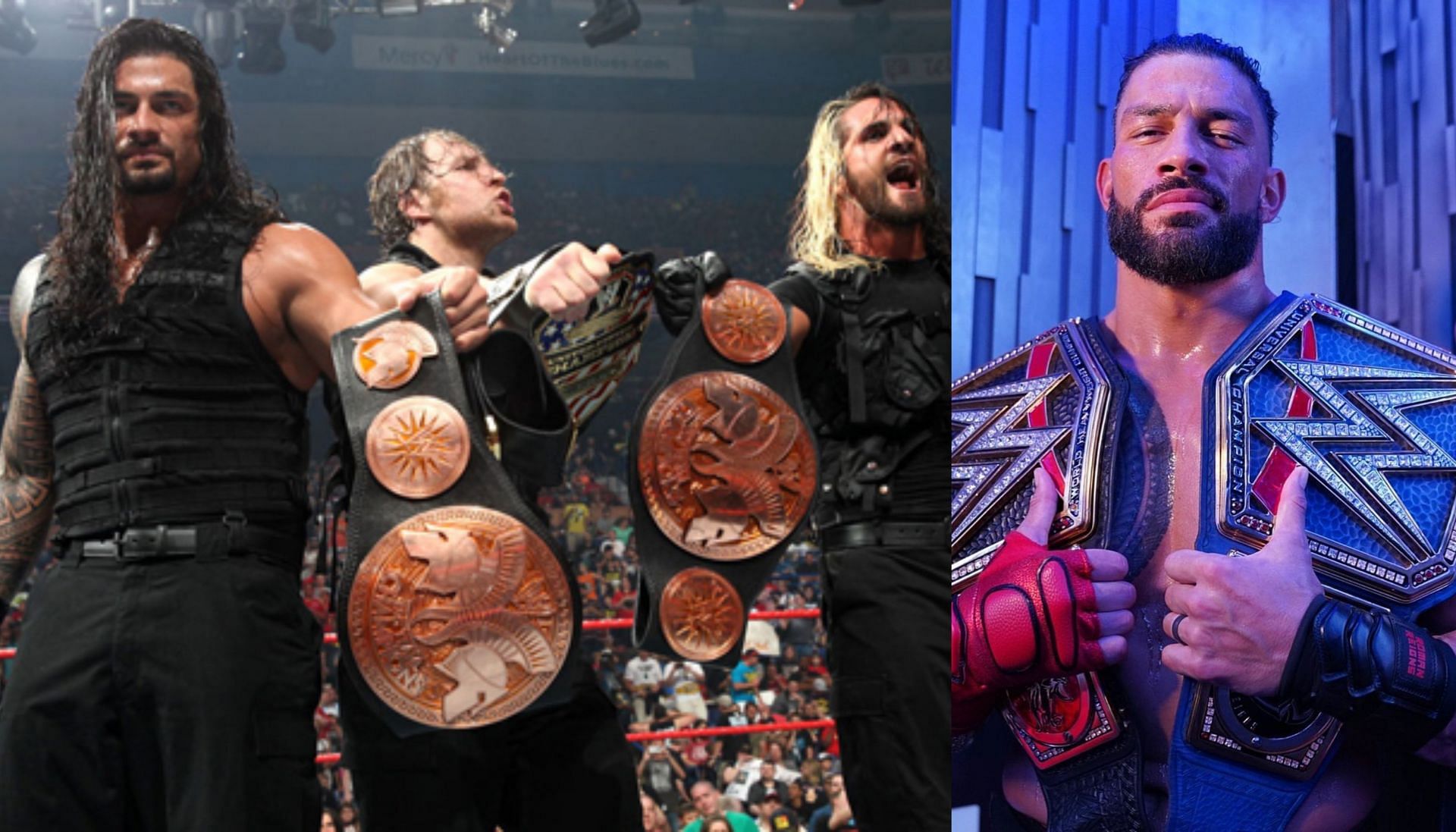 WWE में रोमन रेंस ने एक बार टैग टीम टाइटल्स पर कब्जा किया है 