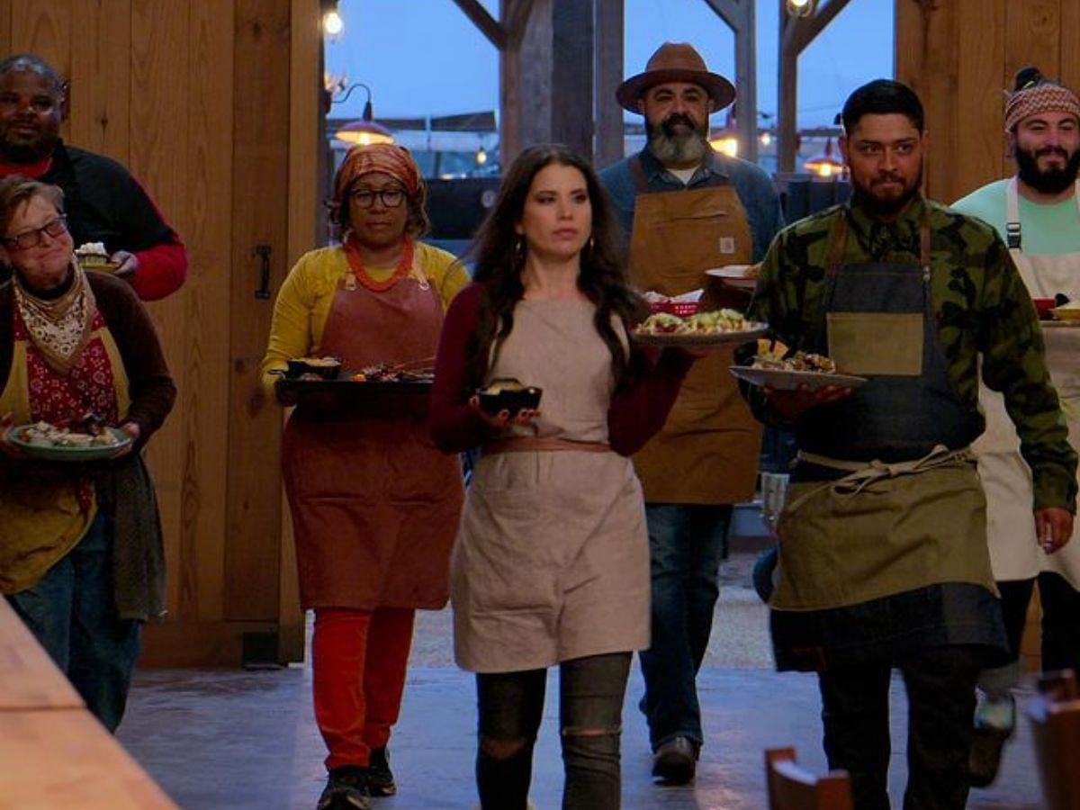 8 contestants try to become the next American pit master (Image via Netflix)