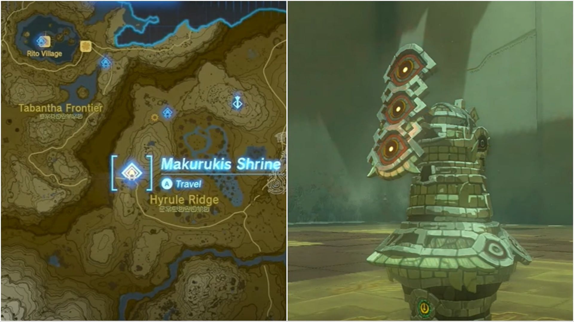 Bên trong Ngôi đền, bạn sẽ gặp một Người lính xây dựng (Hình ảnh qua The Legend of Zelda Tears of the Kingdom)