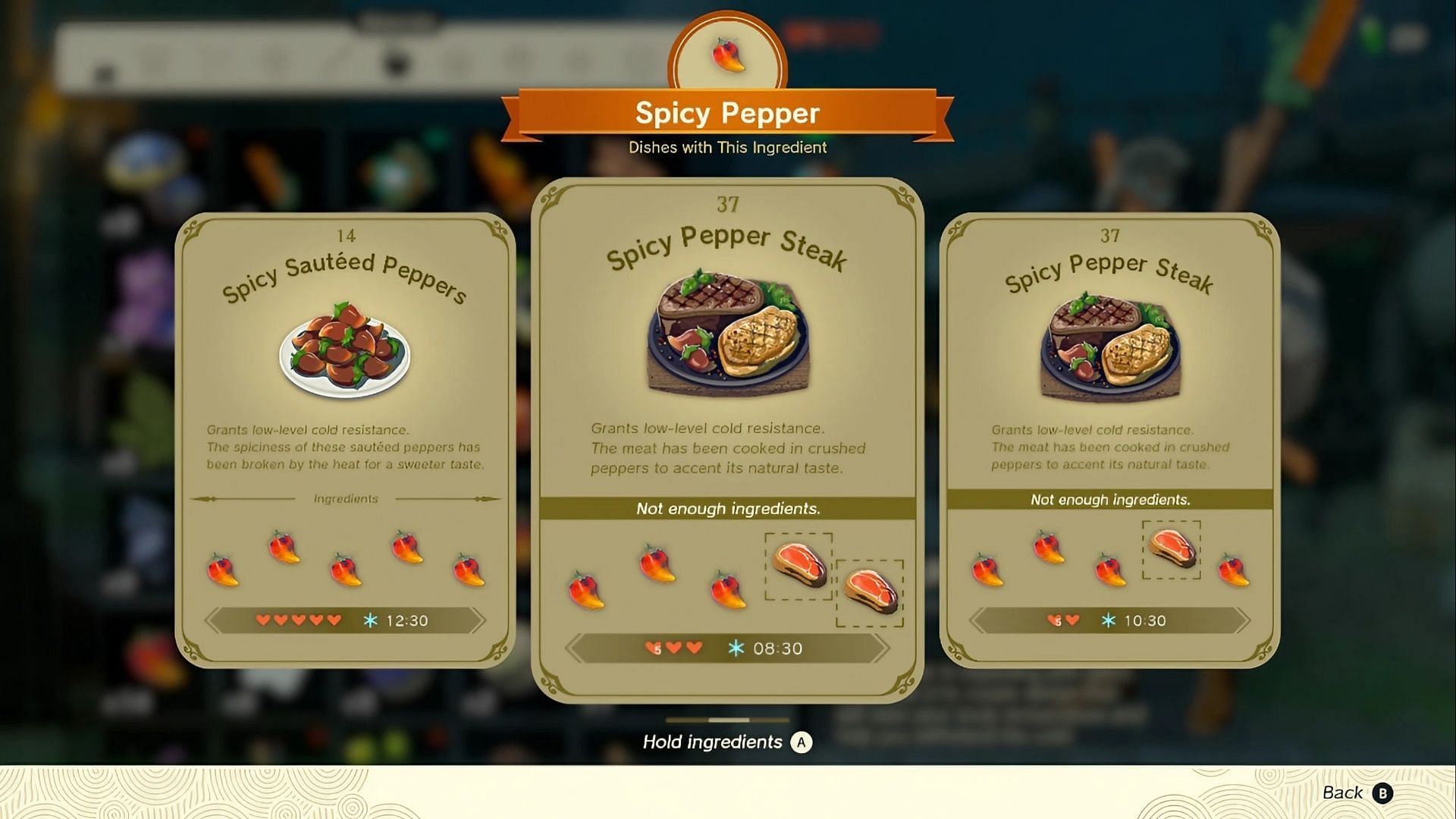 Recipes are essential in Tears of the Kingdom (Image via Nintendo)
