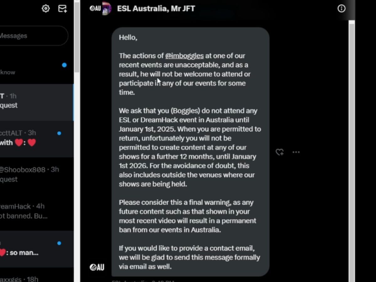 Who is Boggles? Twitch streamer gets banned from Dreamhack for spraying