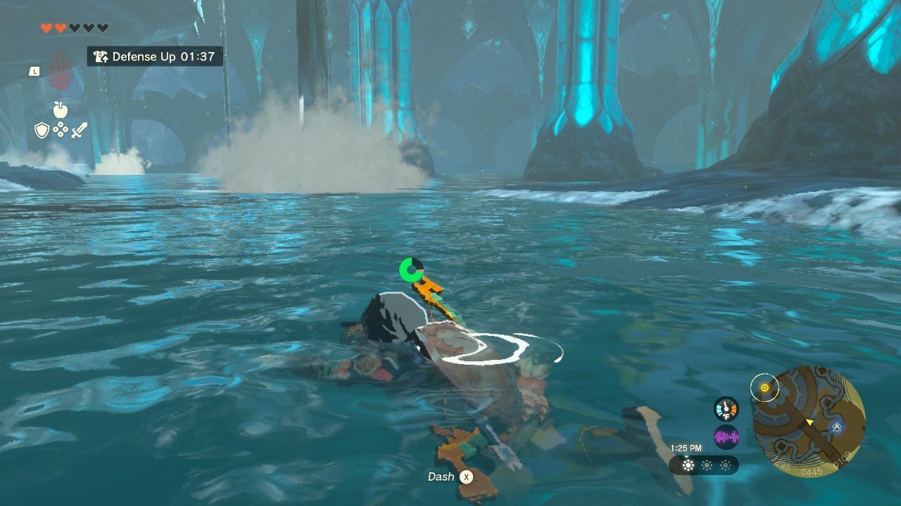 How to swim in The Legend of Zelda Tears of the Kingdom