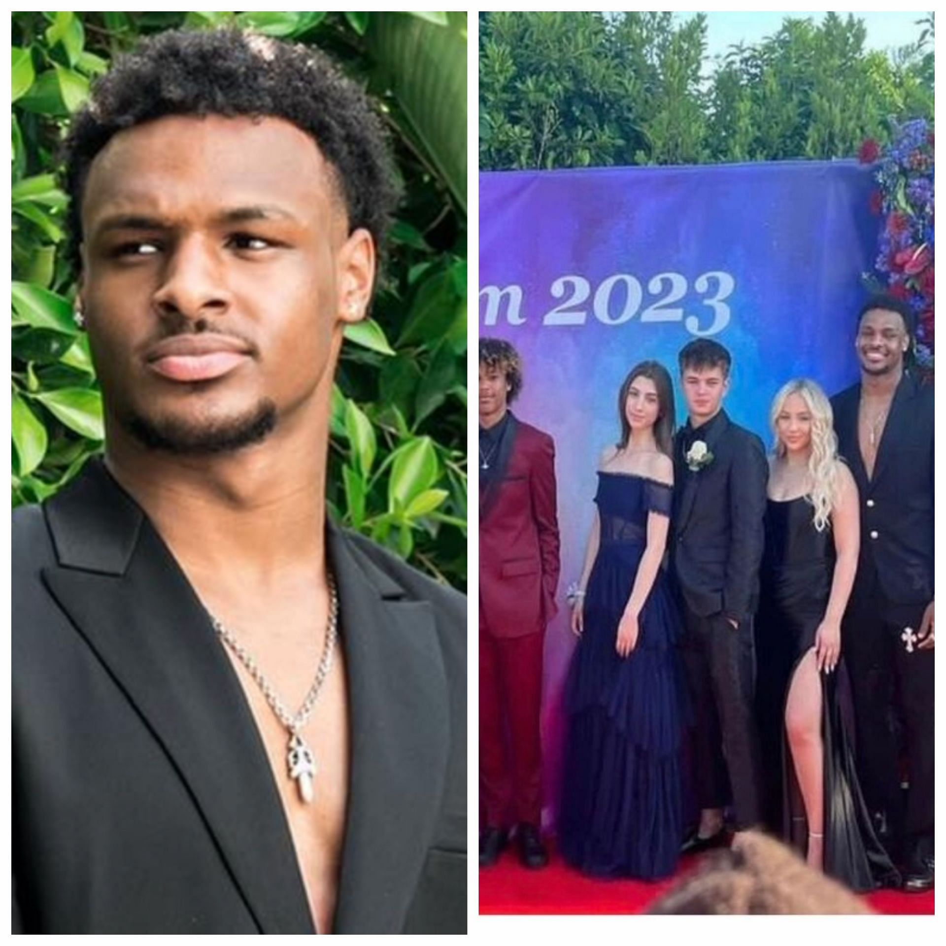 Photos: Bronny James poses with his girlfriend for Prom 2023