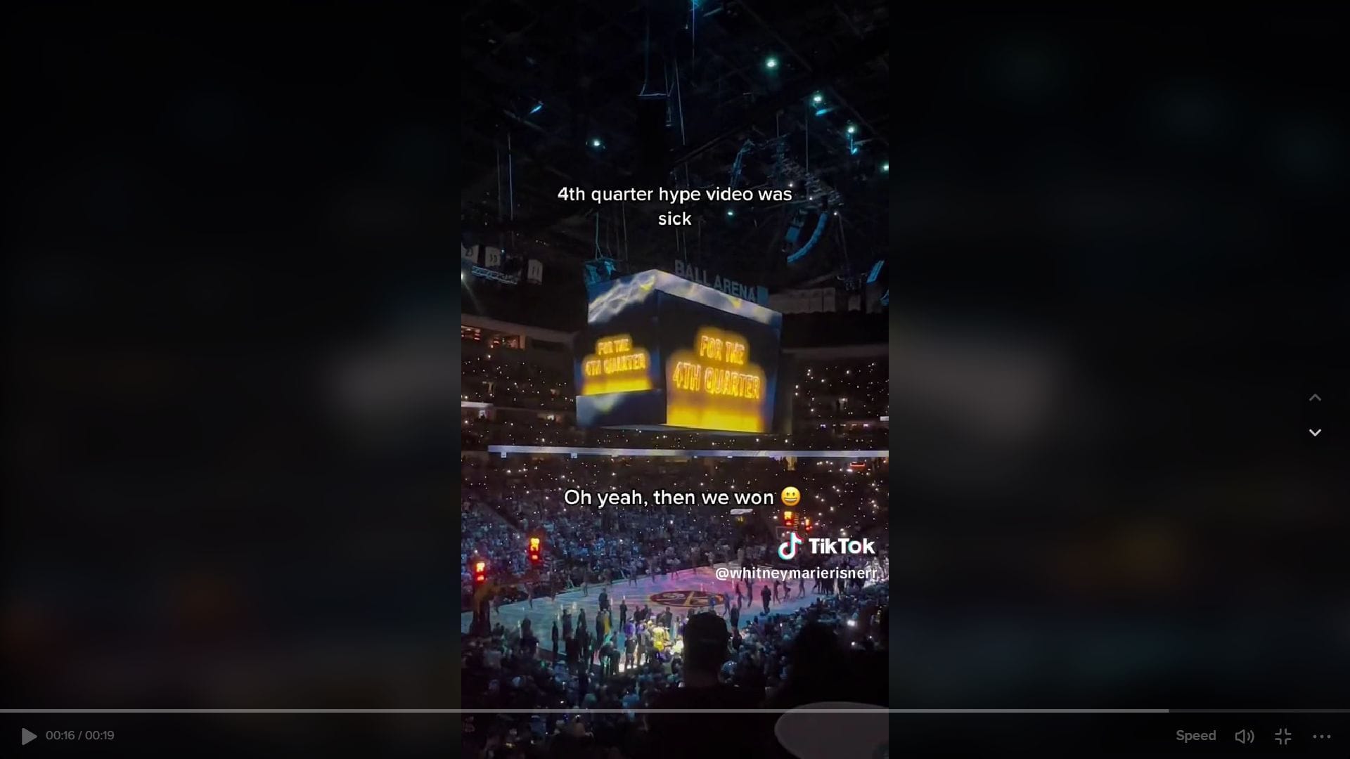 IN PHOTOS: TikTok star Whitney Risner attends Lakers vs Nuggets with ex ...