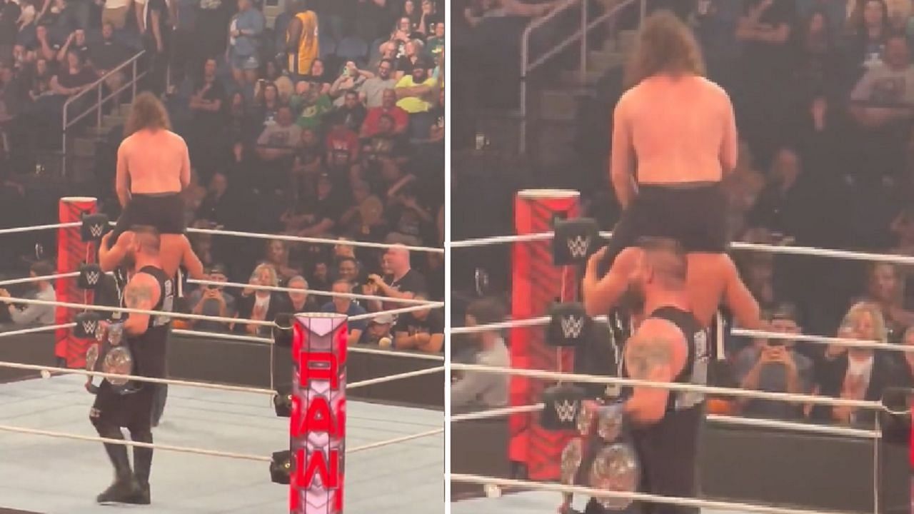 WWE Raw के बाद फैंस को दिखा अनोखा पल
