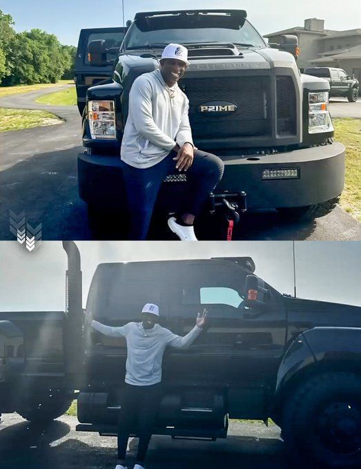 IN PHOTOS Deion Sanders shows off swanky new Ford F650 supertruck