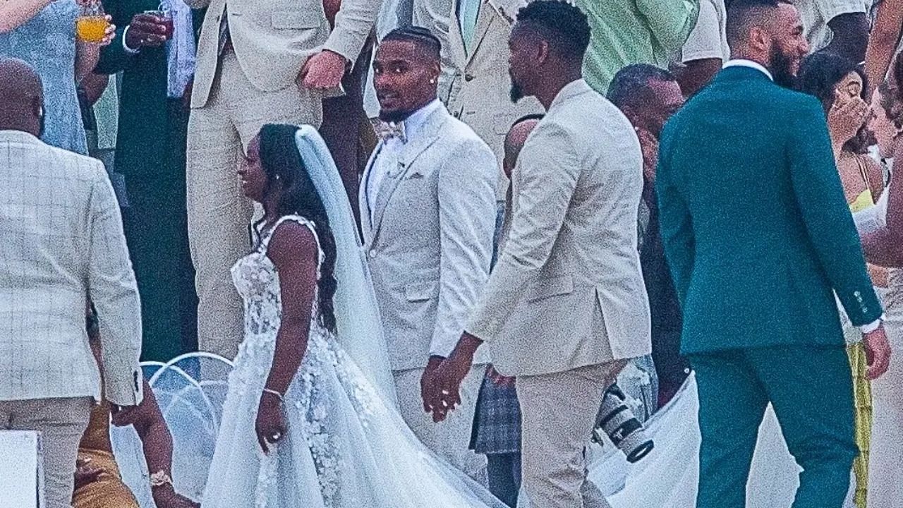 IN PHOTOS: Simone Biles and Jonathan Owens tie knot once again during ...