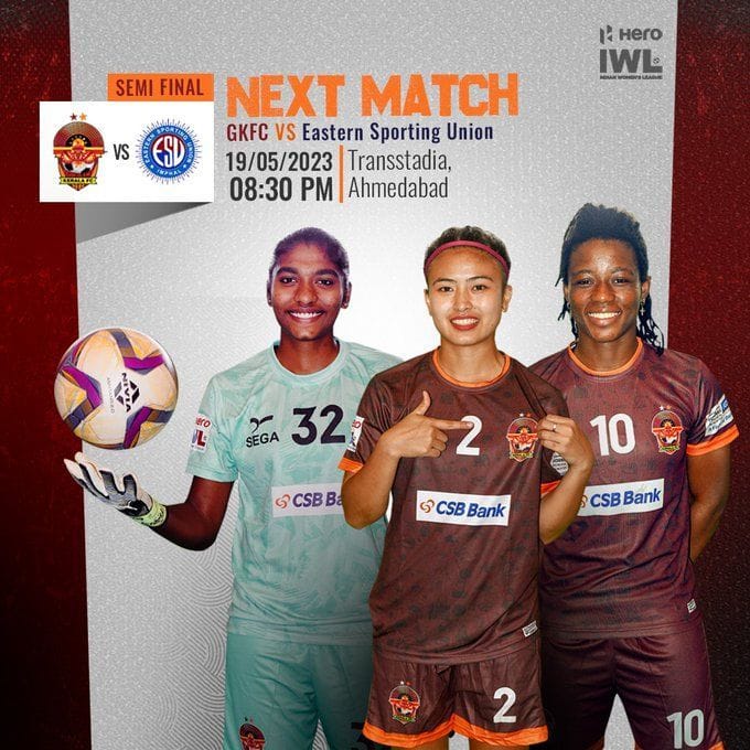 IWL semifinals Kickstart FC Karnataka face Sethu Madurai FC; Gokulam Kerala FC square off
