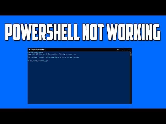 How To Use Windows Powershell