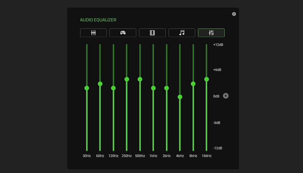 Audio Equalizer settings (Image by Sportskeeda)