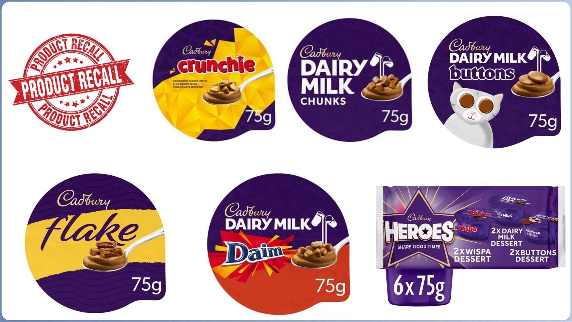 Cadbury recall 2023 List of desserts and all you need to know amid Listeria fears