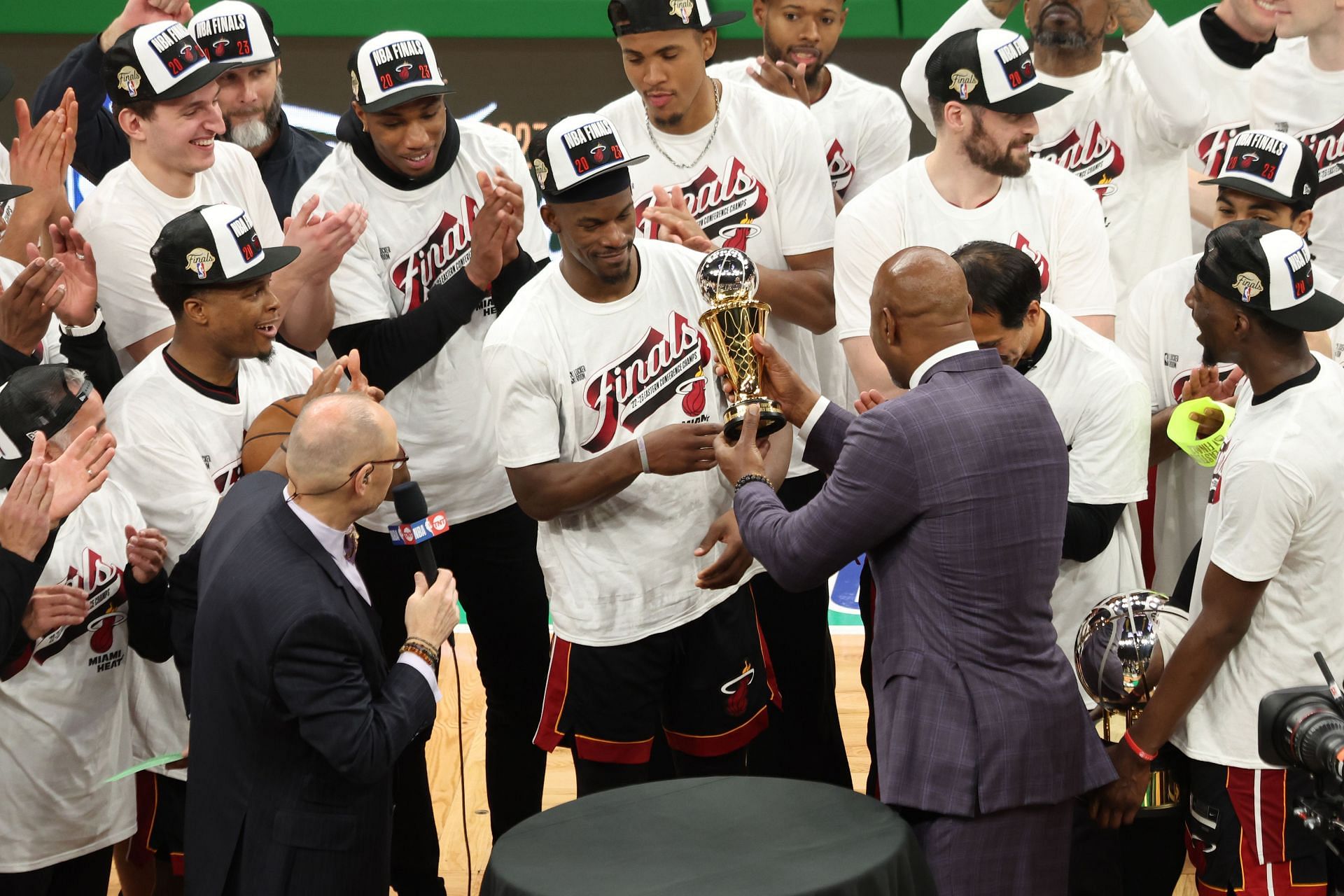 Jimmy Butler is named the Larry Bird Eastern Conference MVP after