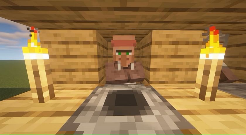 Butcher trades all kinds of meat-related items (Image via Mojang)