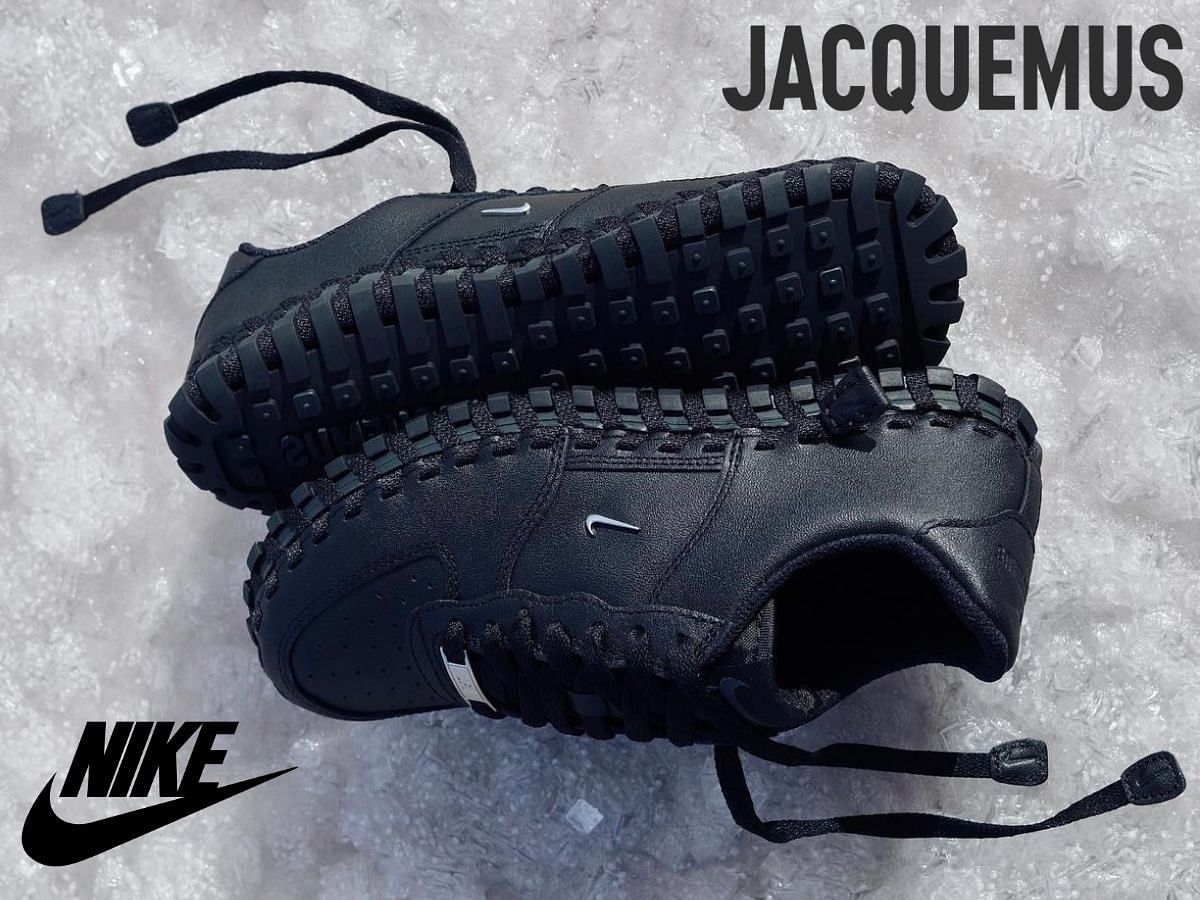 Jacquemus x Nike: Jacquemus x Nike J Force 1 “Black Woven” shoes: Where to get, release date, price, more details explored