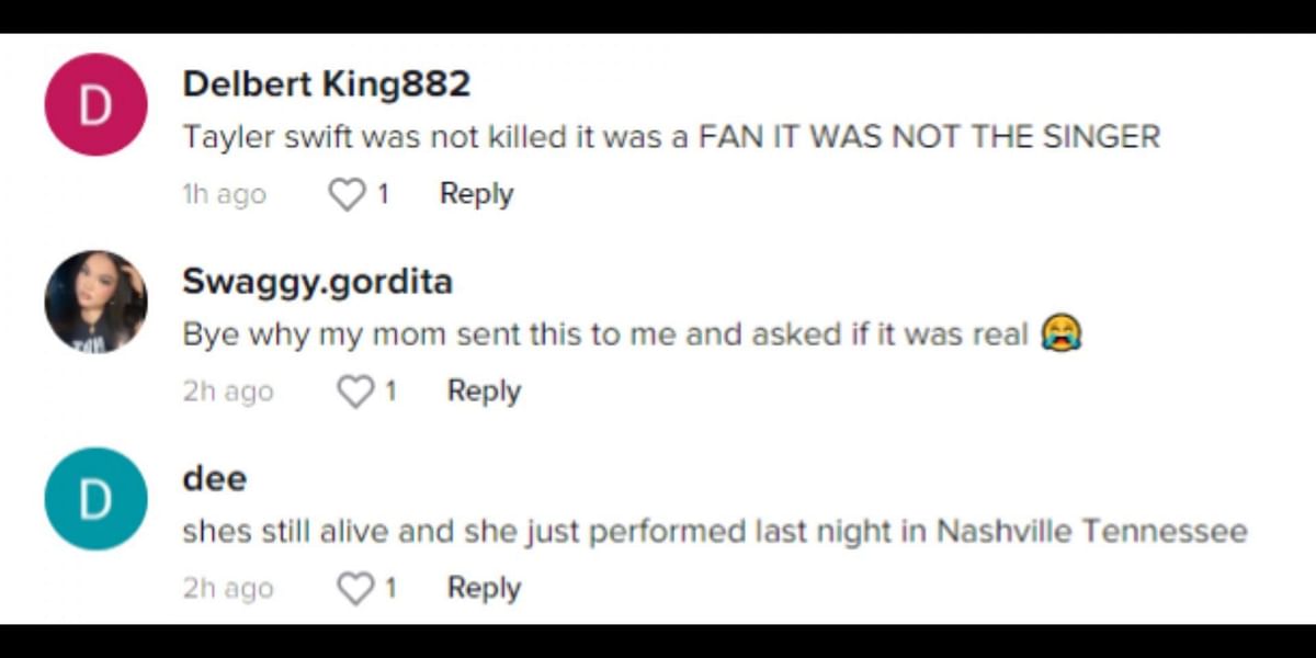 Taylor swift fact check did taylor swift die in a car accident viral