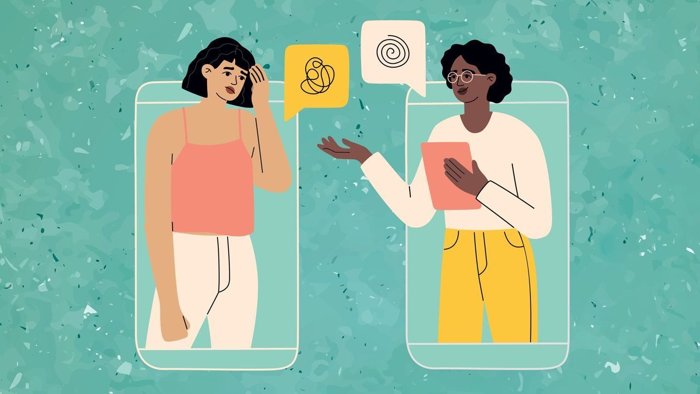 Connecting with others to cope with it (Image source/ Everyday Health)