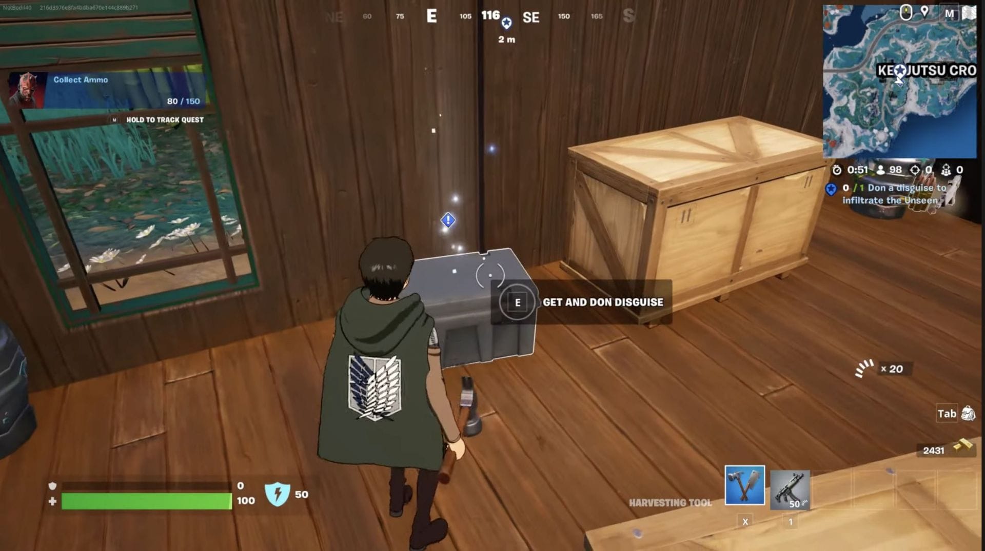 How to don a disguise to infiltrate the unseen in Fortnite