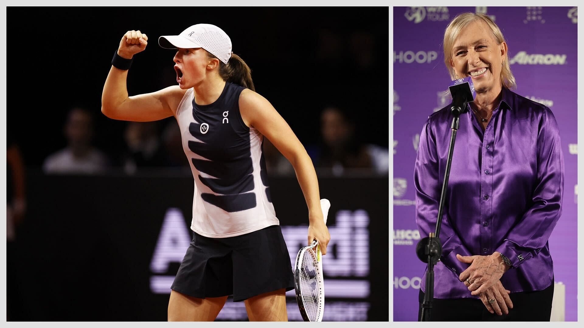 Iga Swiatek odds-on favorite for French Open if she's healthy: Martina Navratilova