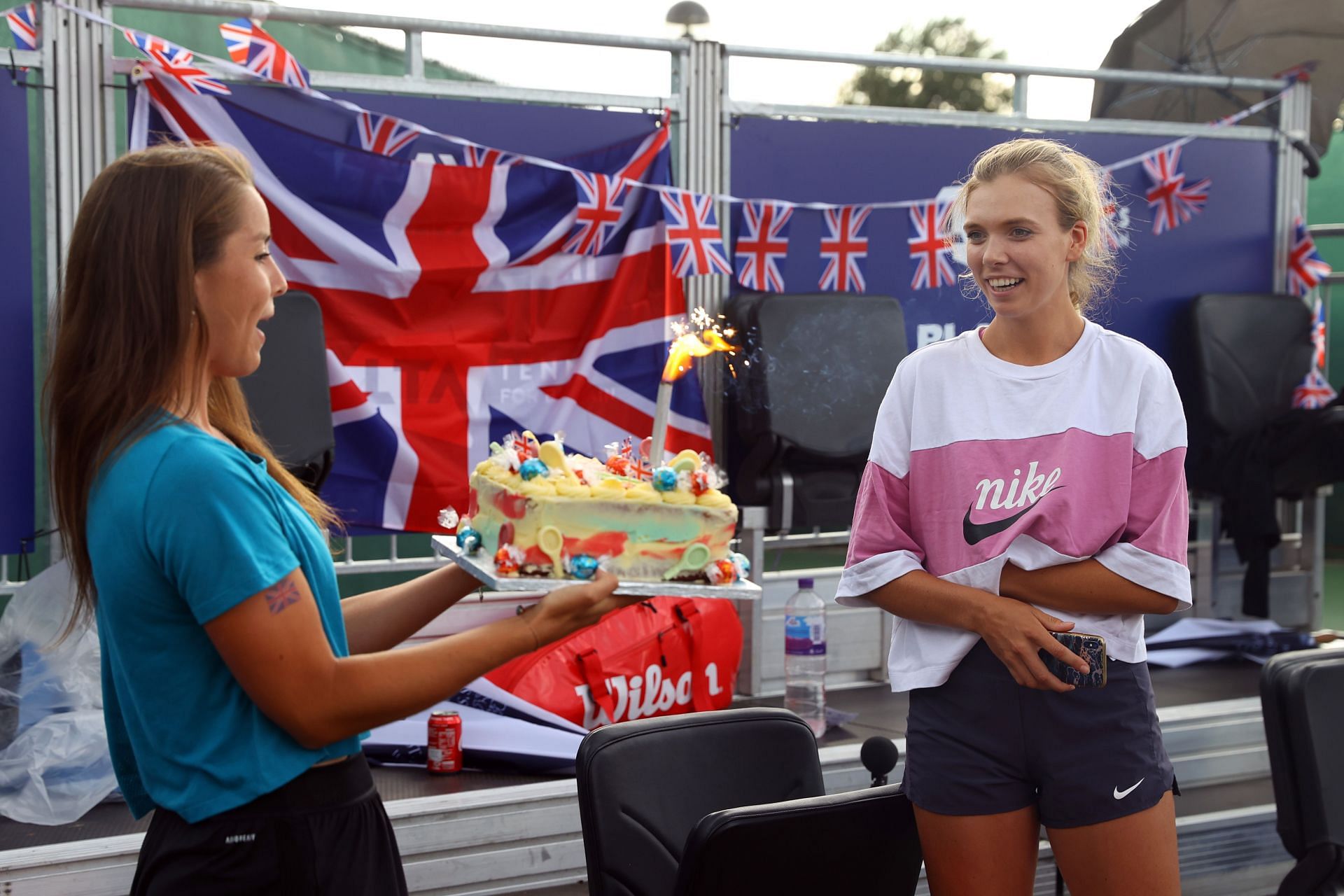 Katie Boulter and Jodie Burrage set up first all-British WTA final since 1977