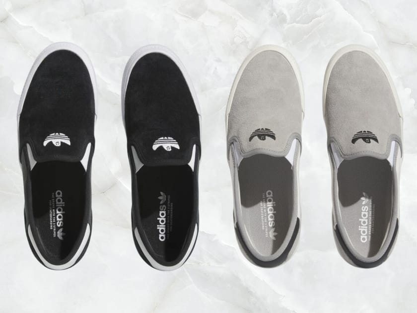 Mark Gonzales x Adidas Shmoofoil SlipOn shoes Everything we know so far