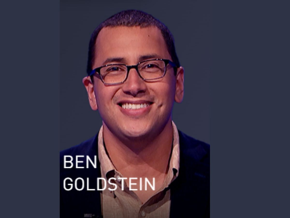 Ben Goldstein: Tonight's winner (photo via jeopardy.com)