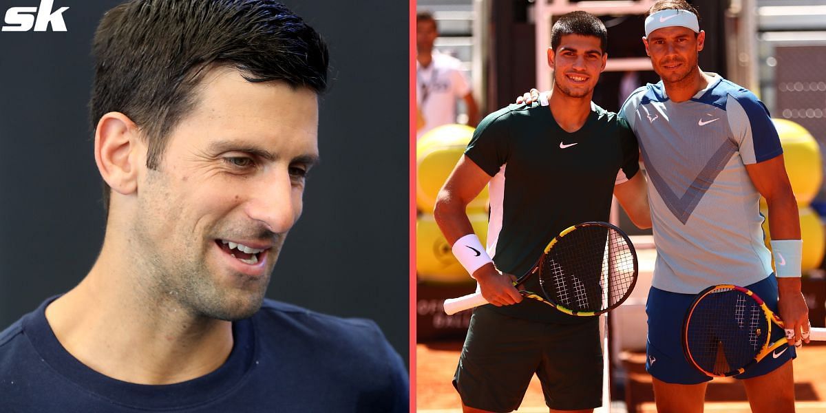 Novak Djokovic compares Carlos Alcaraz's intensity with Rafael Nadal