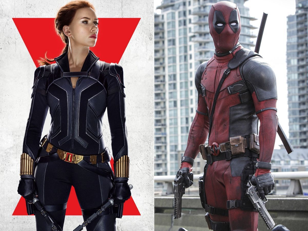 Scarlett Johansson as Black Widow and Ryan Reynolds as Deadpool (Images via IMBd)