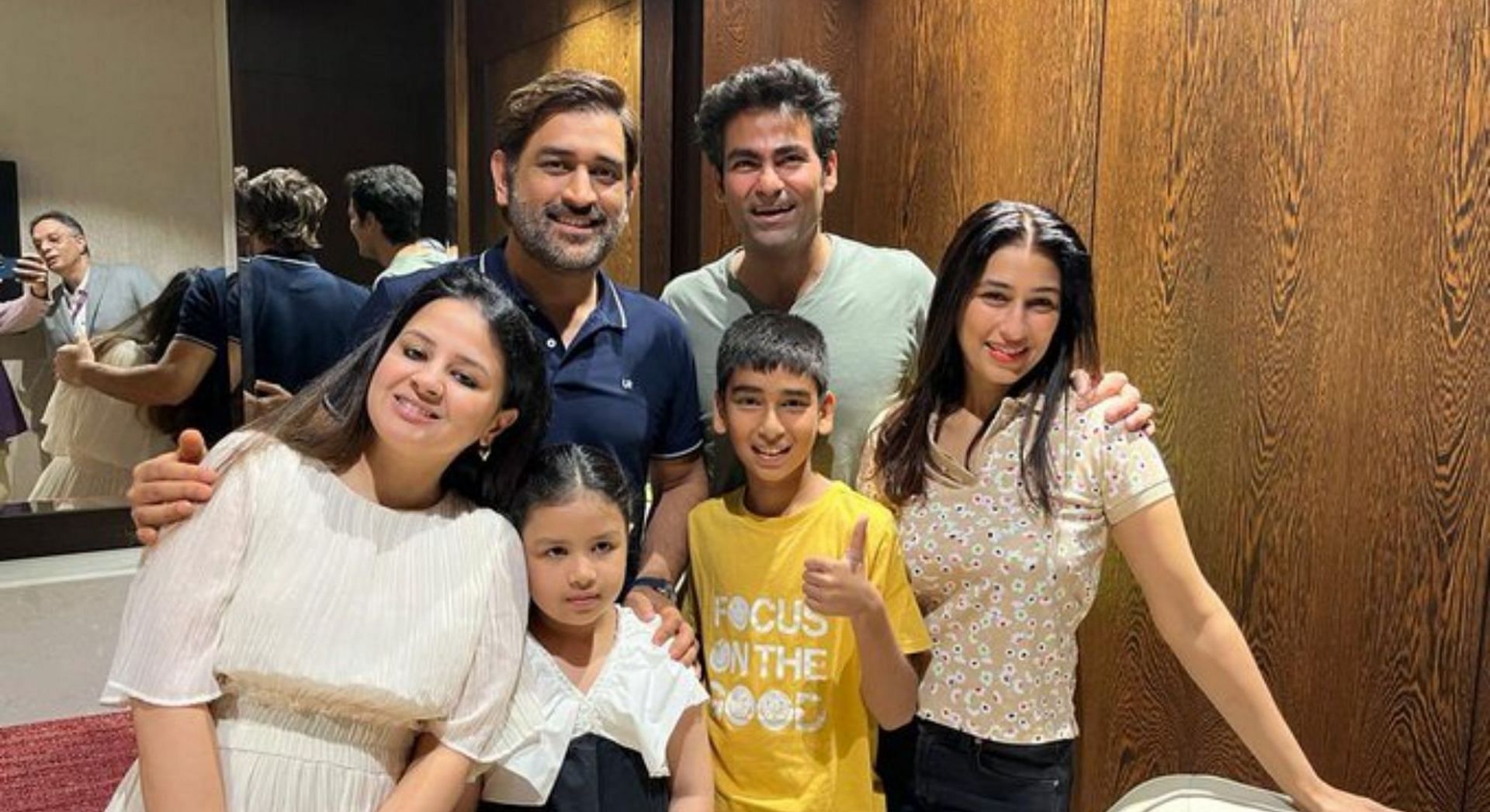 [Pictures] “Get well soon” - Mohammad Kaif reunites with MS Dhoni, clicks family pictures at airport