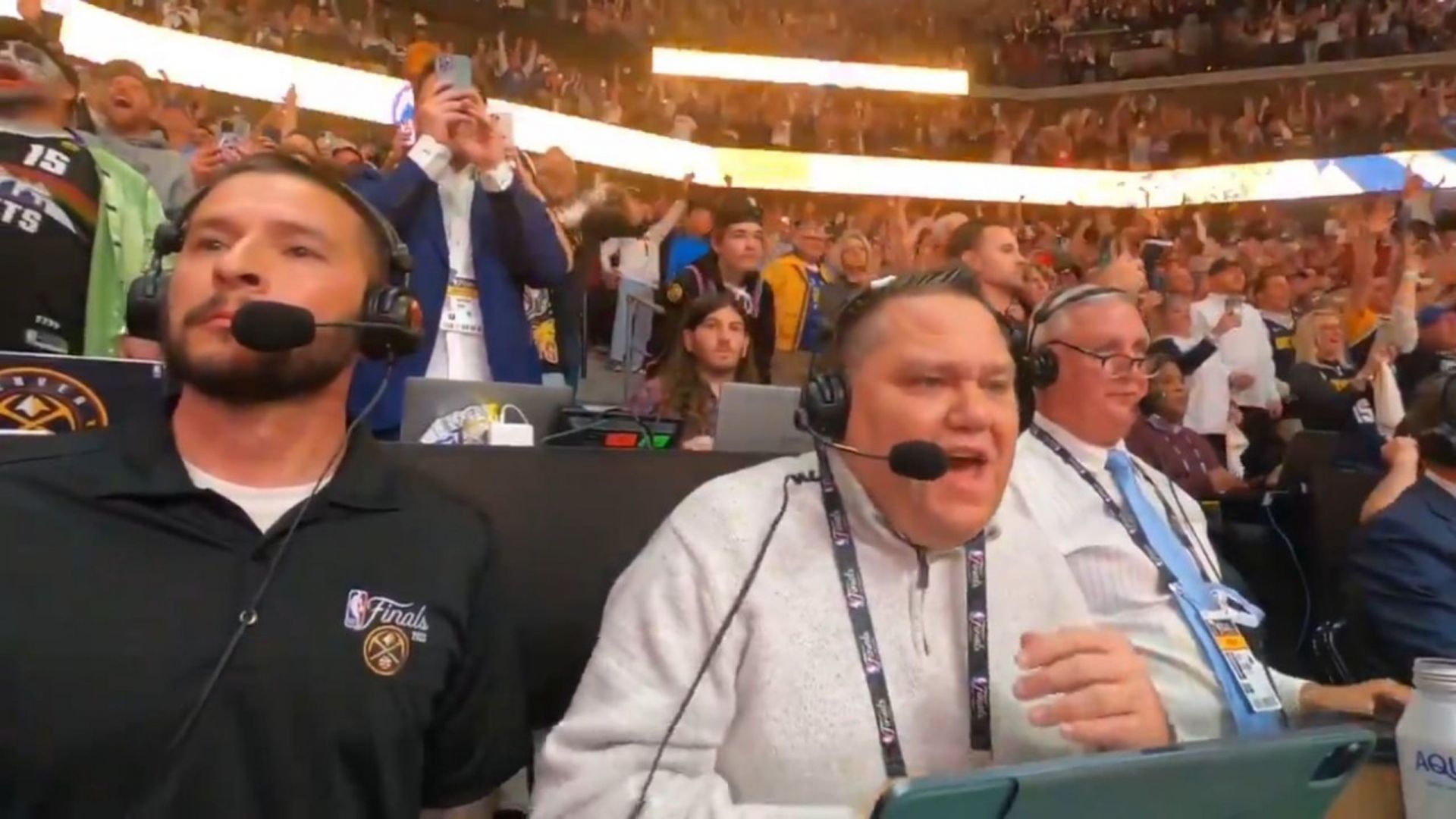 Watch Denver Nuggets radio announcers get emotional after team ends 47