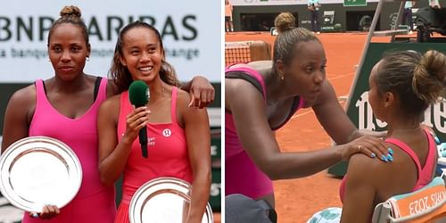 Watch: Taylor Townsend consoles crying Leylah Fernandez after losing French Open doubles final
