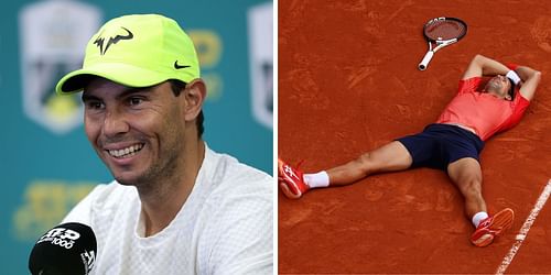Rafael Nadal among the first to congratulate Novak Djokovic after historic French Open triumph