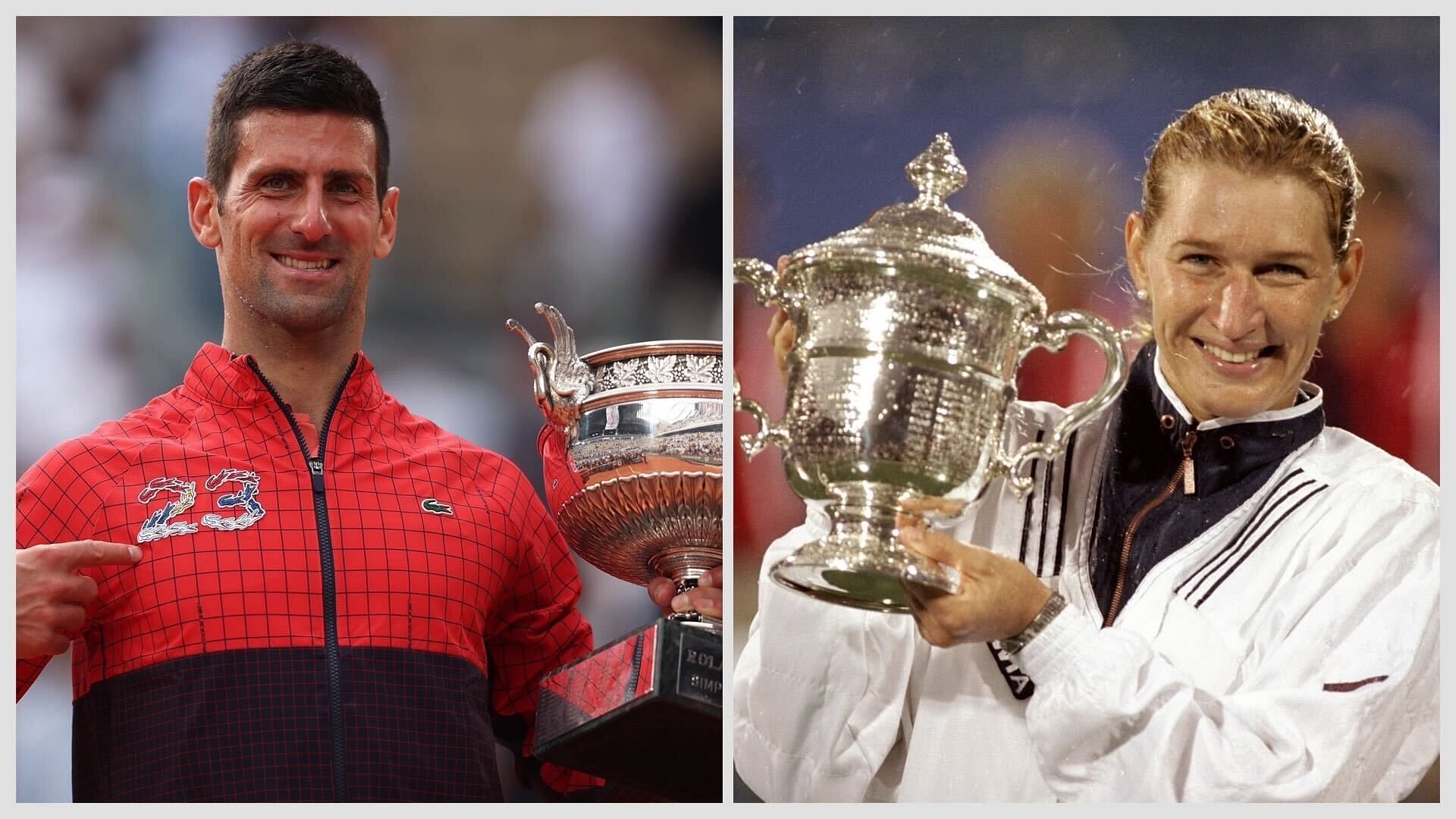 4 players who have won the Triple Career Grand Slam, ft. Steffi Graf, Novak Djokovic