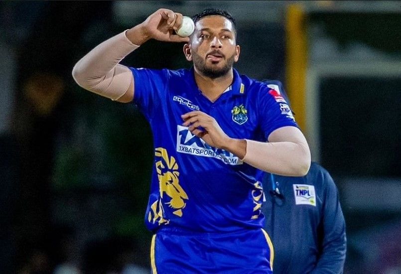 شاروخان في مواجهة Lyca Kovai Kings (الصورة بإذن من Twitter / TNPL)