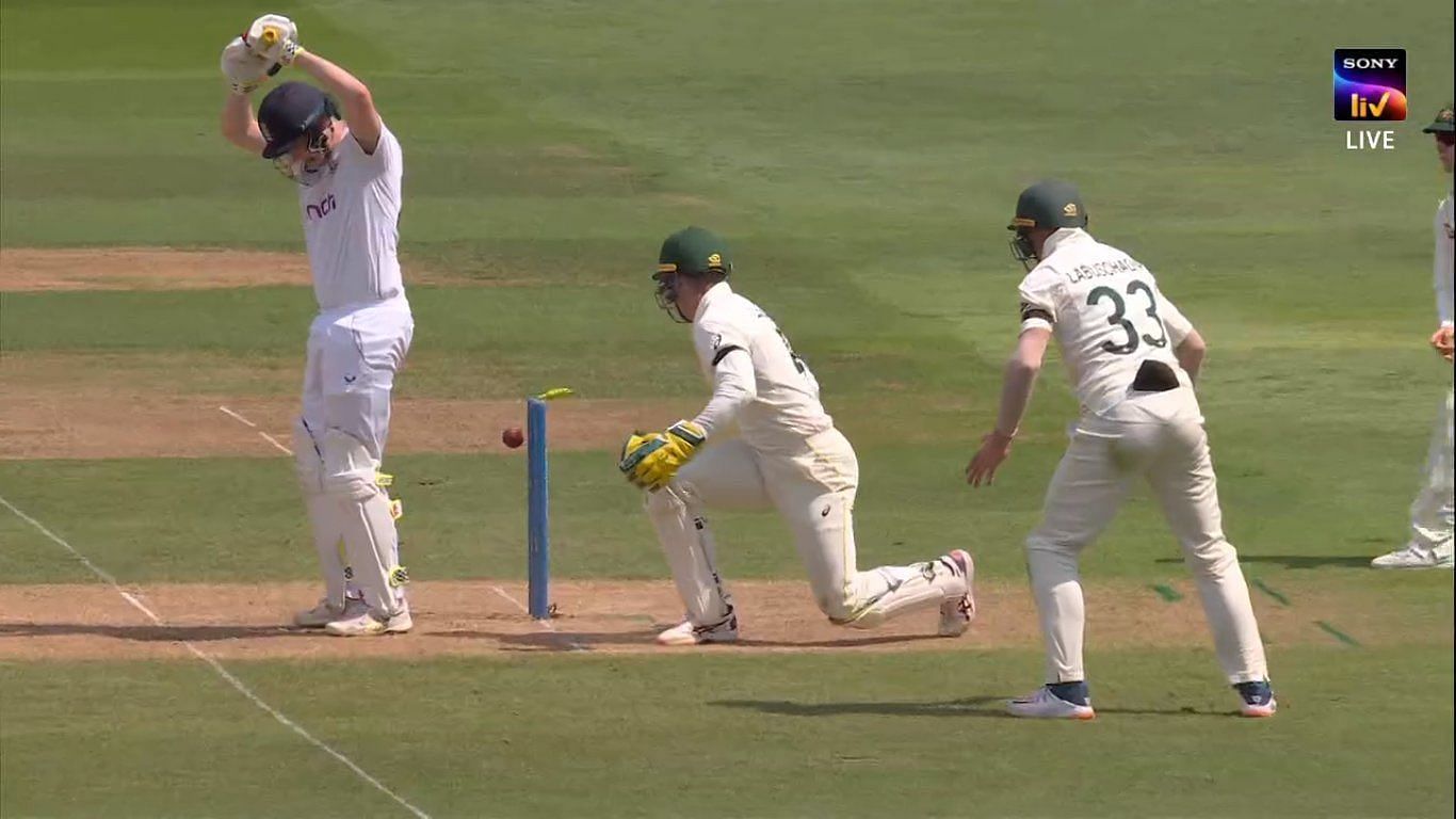 (Watch) Harry Brook's promising innings on Day 1 of Ashes Test ends with unusual dismissal
