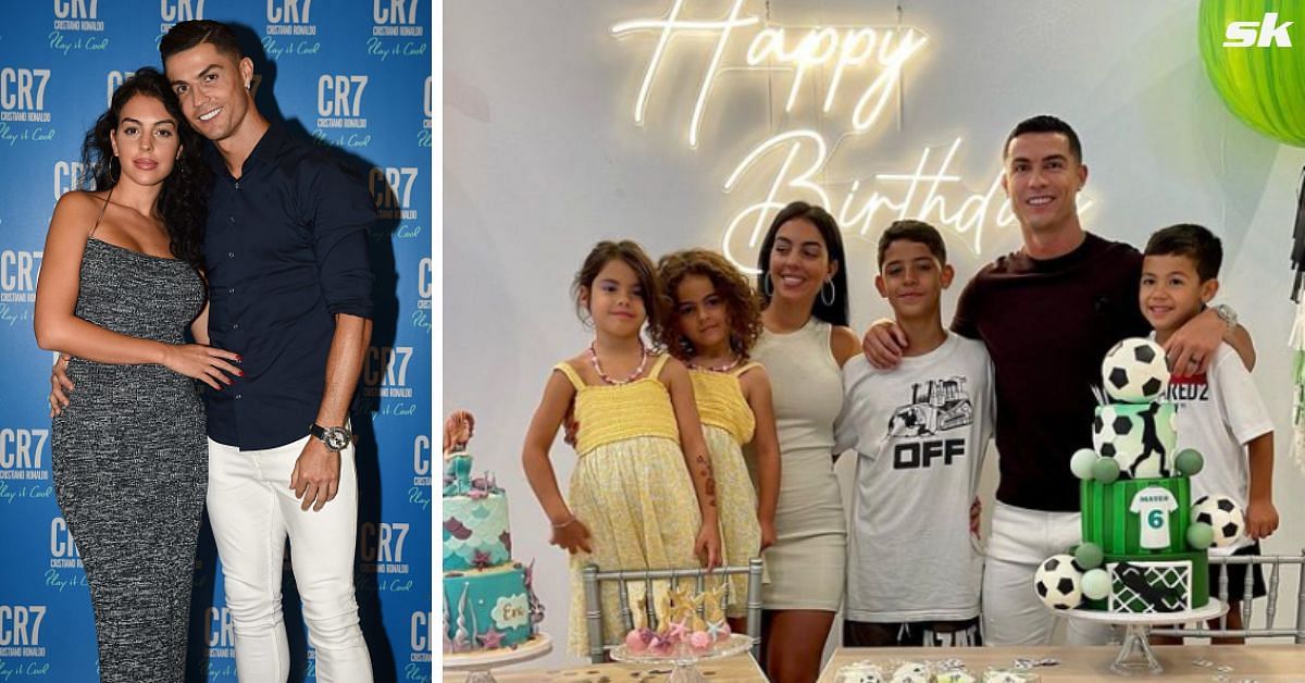 How did Cristiano Ronaldo and Georgina Rodriguez celebrate the birthdays of their twins? Report details activities