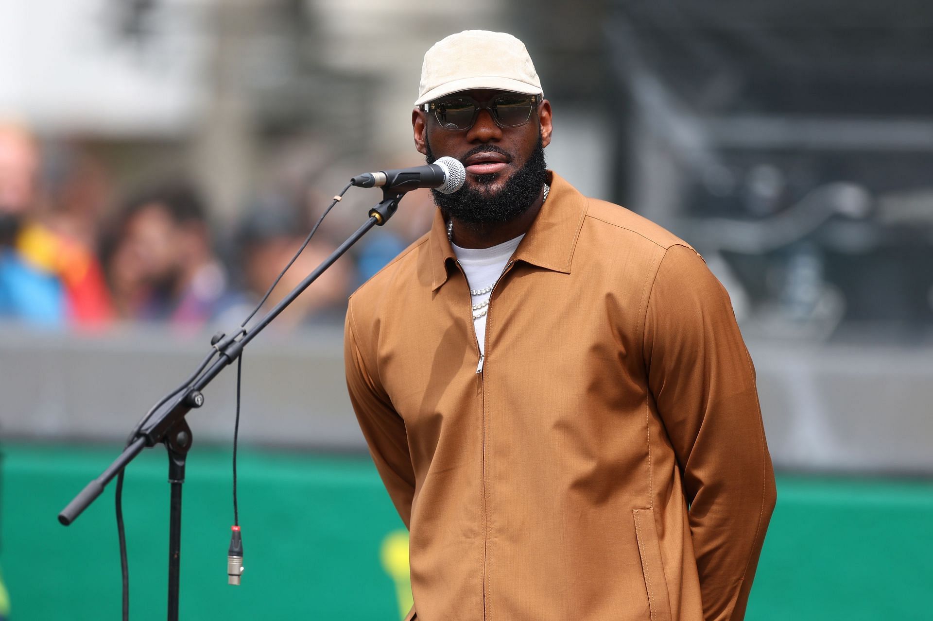 LeBron James at the 24 Hours of Le Mans