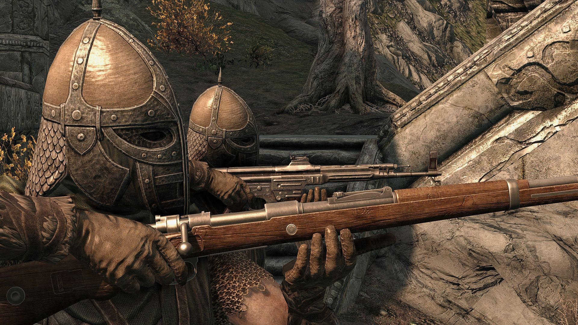 Bản mod mới bổ sung vũ khí Call of Duty cho Skyrim (hình ảnh qua Nexusmods)