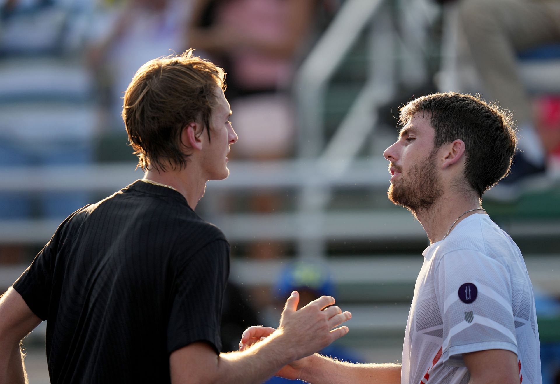 Sebastian Korda and Cameron Norrie at the Delray Beach Open