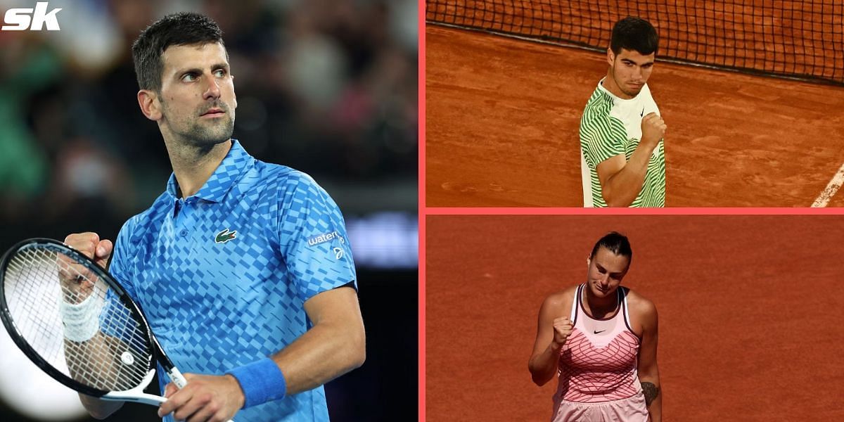 Novak Djokovic, Carlos Alcaraz và Aryna Sabalenka sẽ tìm cách giành vị trí của họ trong trận tứ kết Pháp mở rộng