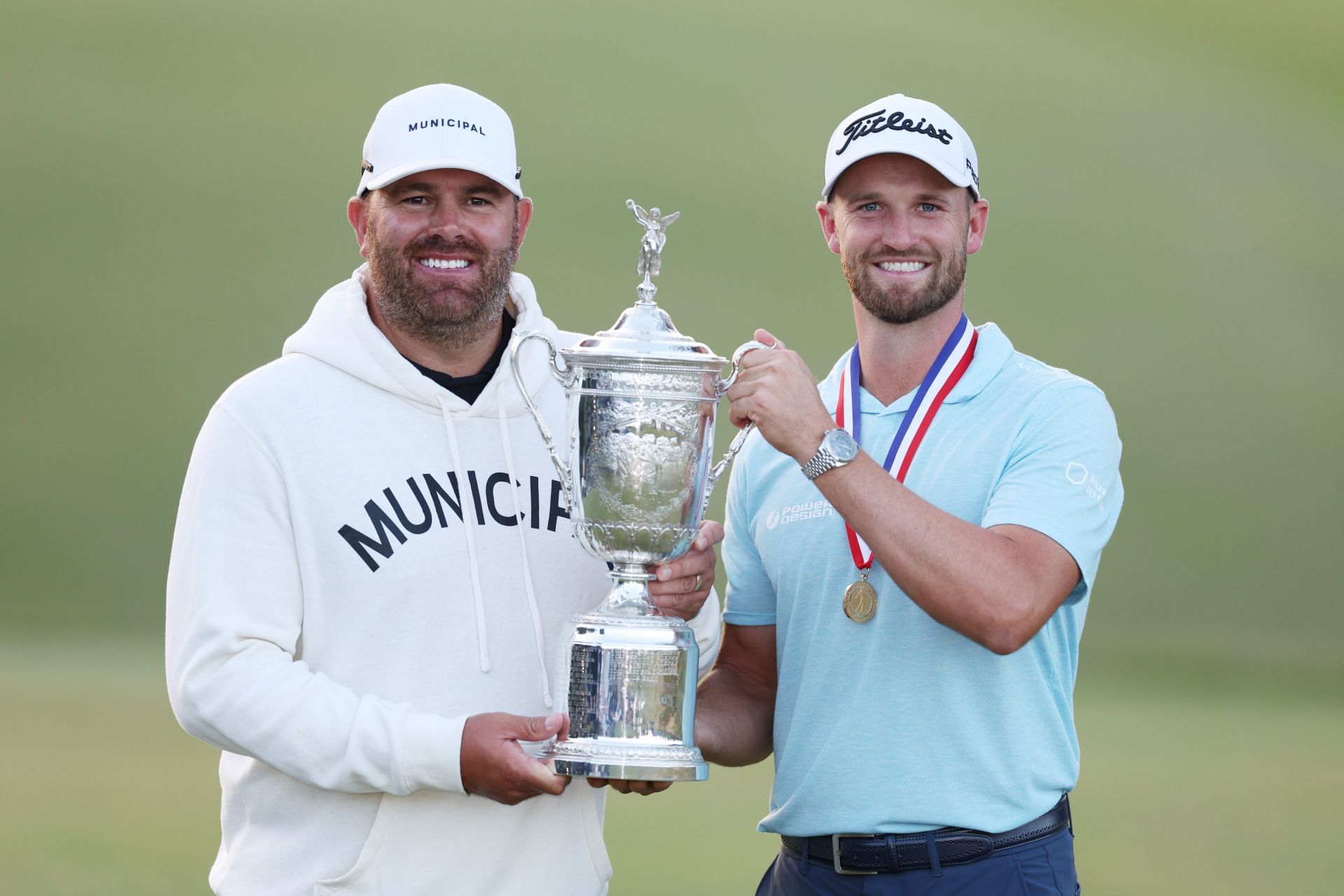 How much did Wyndham Clark's caddie make at the US Open 2023?