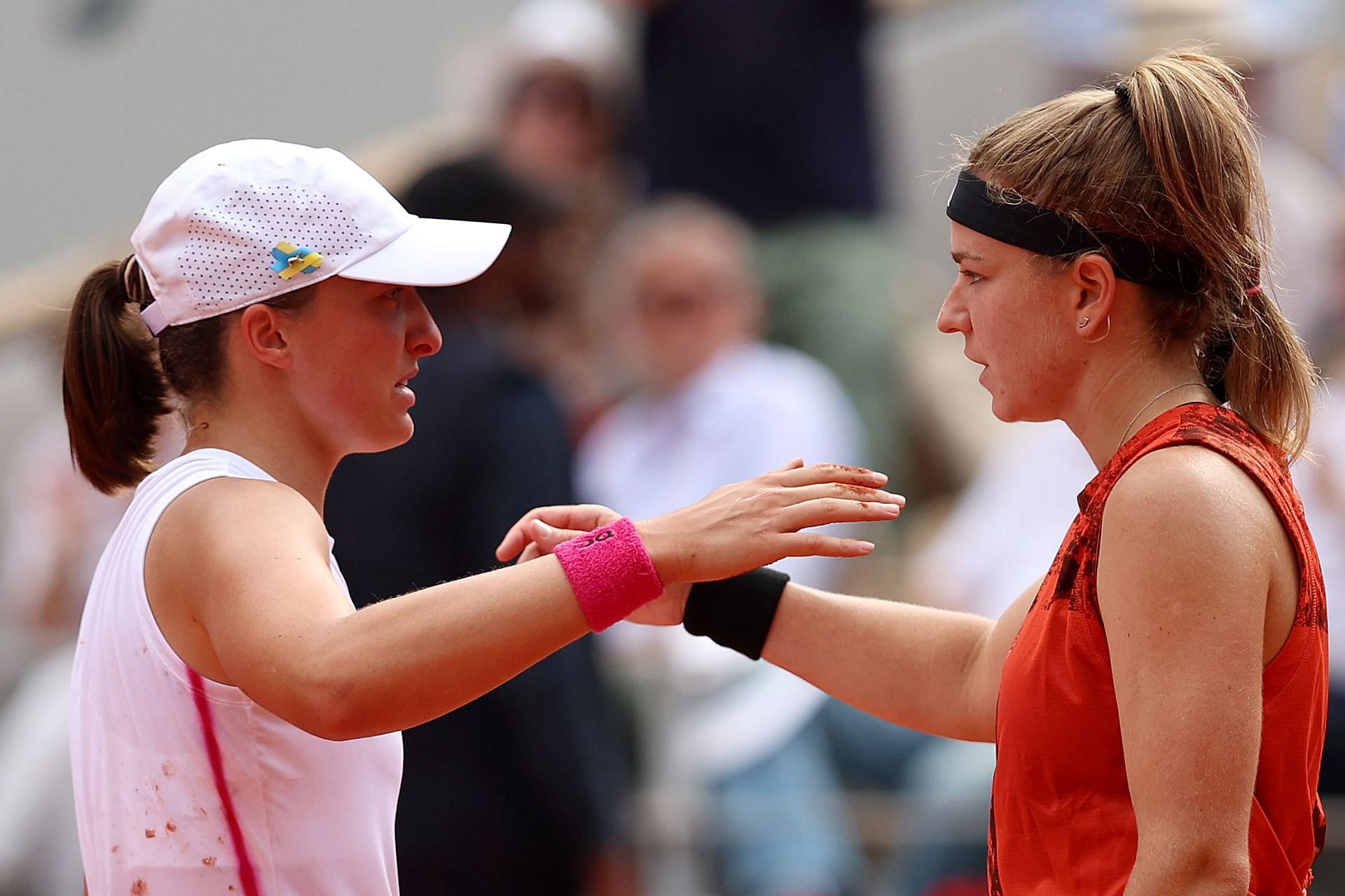 Iga Swiatek beat Karolina Muchova in the 2023 French Open final.